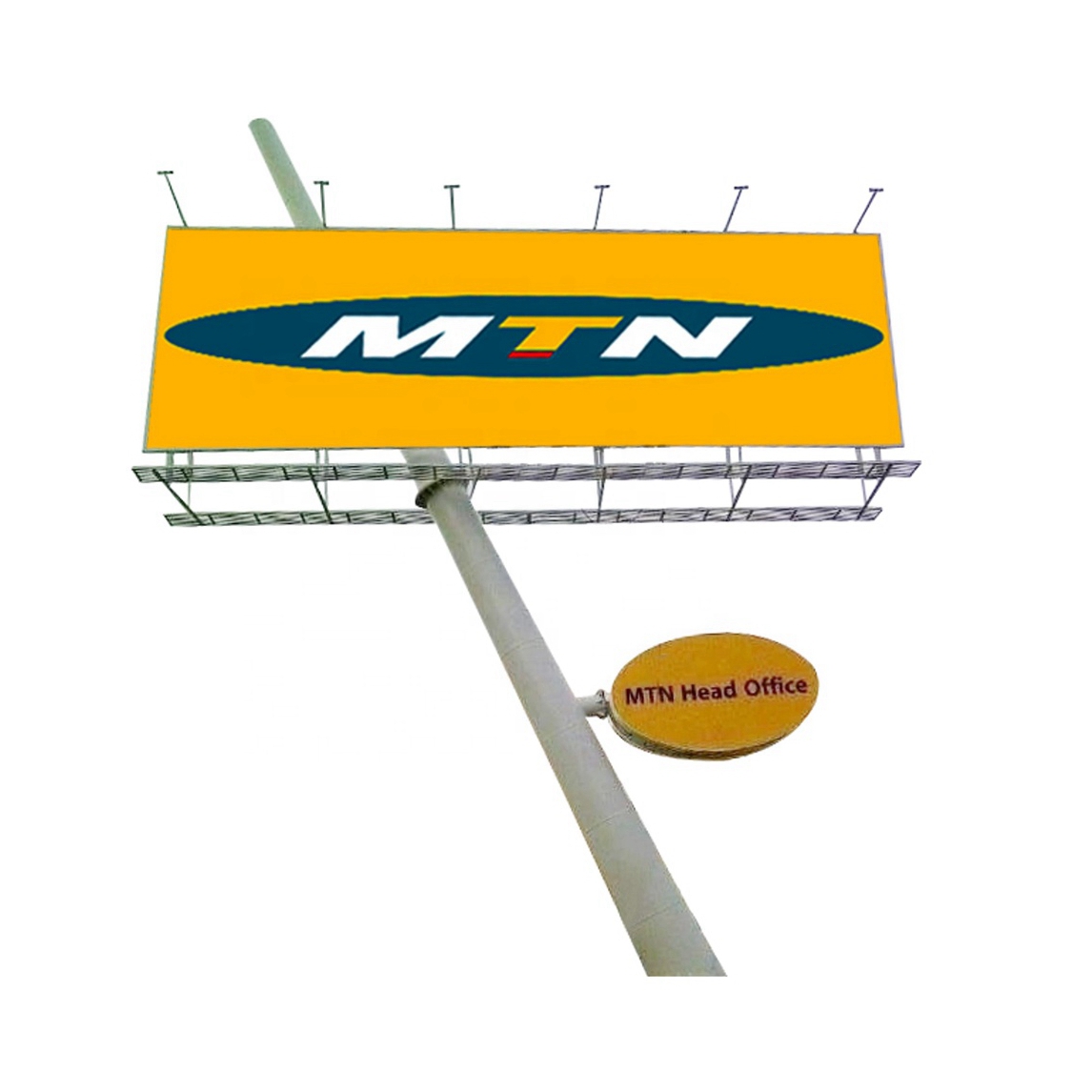 Valla con iluminación frontal