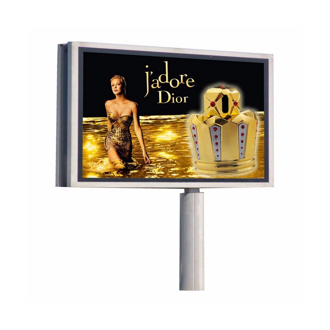 Valla retroiluminada